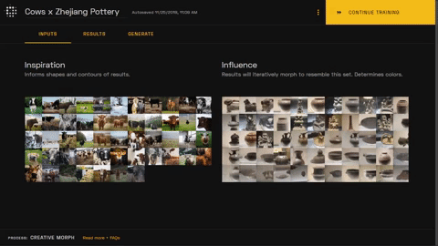 Creative Morph: Blend Image Sets