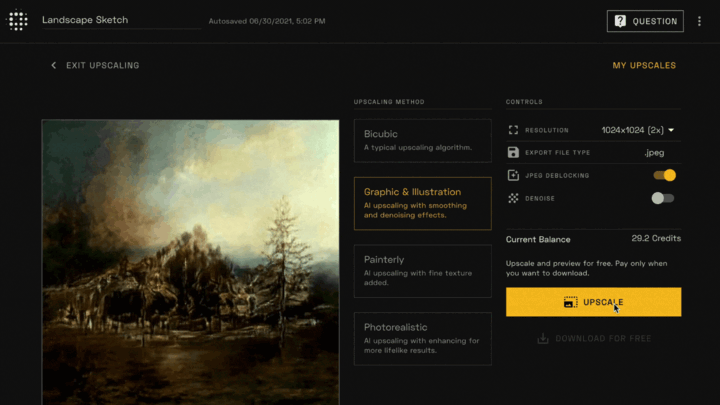 Free Upscale Previews